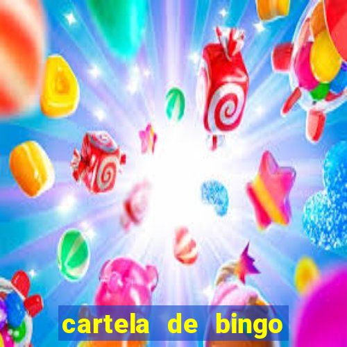 cartela de bingo cha de bebe